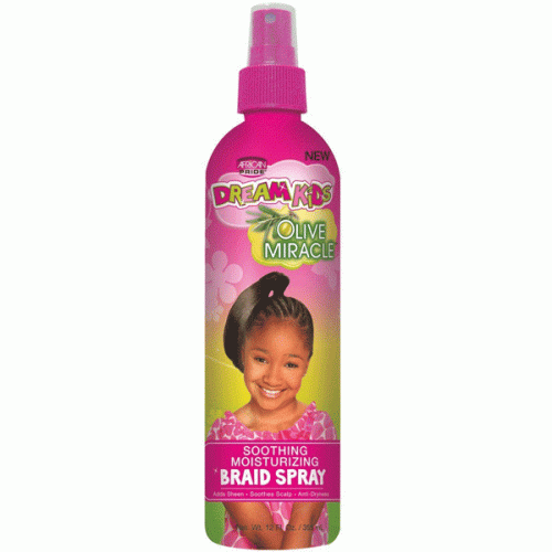 African Pride Dream Kids Olive Miracle Braid Sprey 12oz